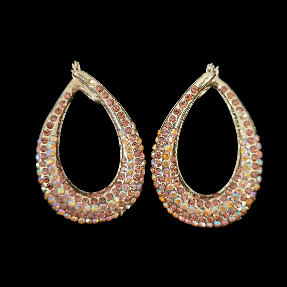 Ella Ladies Amber Fashion Statement Earrings